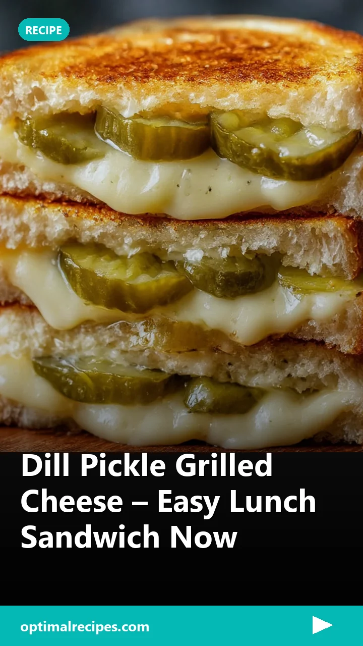 Dill Pickle Grilled Cheese – Easy Lunch Sandwich Now