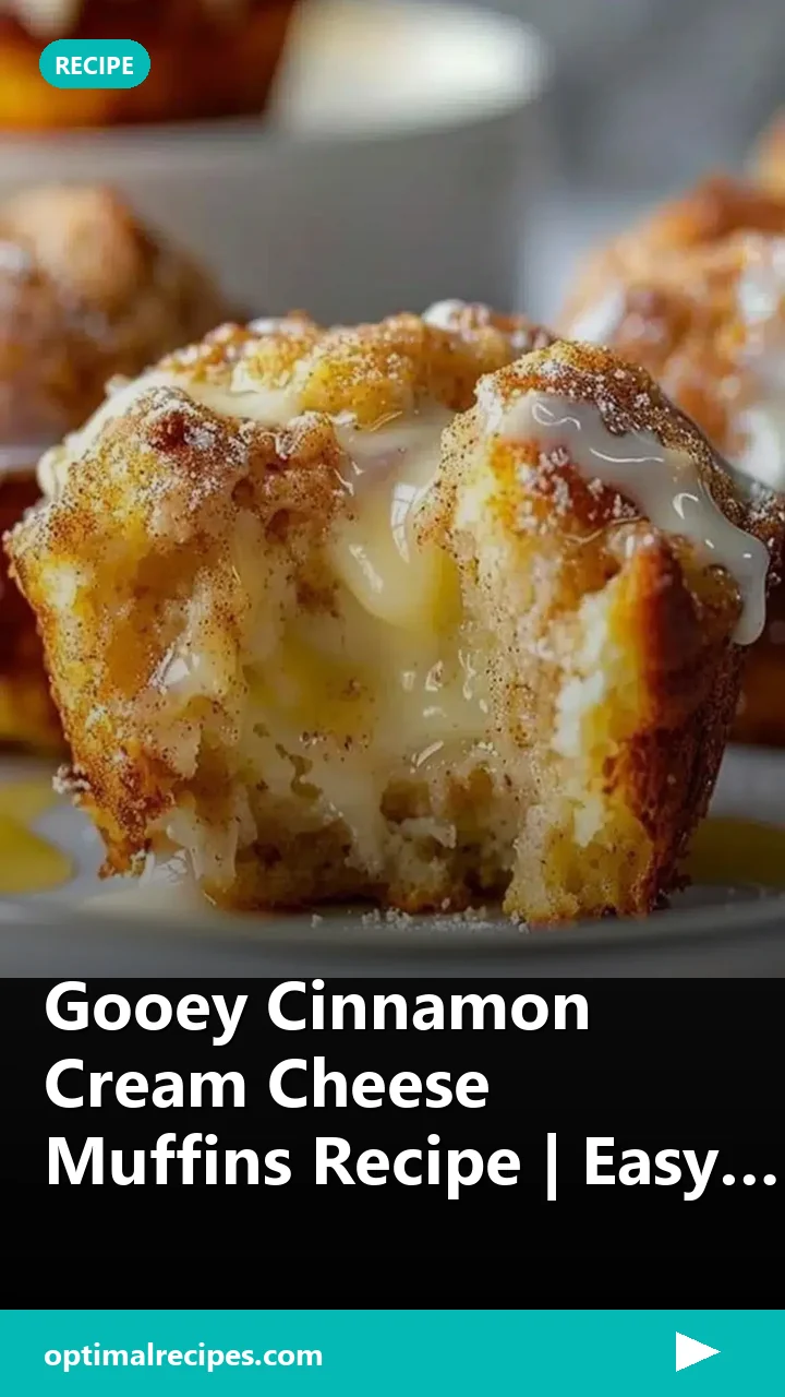 Gooey Cinnamon Cream Cheese Muffins Recipe | Easy & Delicious