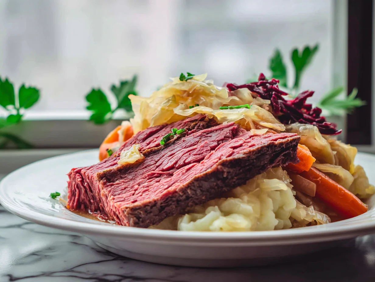 Beautifully served on a plate, ready to enjoy