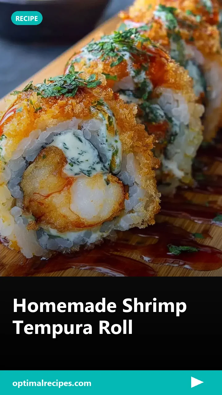 Homemade Shrimp Tempura Roll