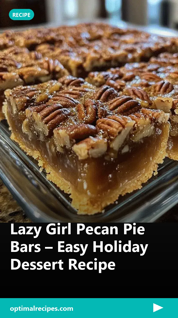 Lazy Girl Pecan Pie Bars – Easy Holiday Dessert Recipe