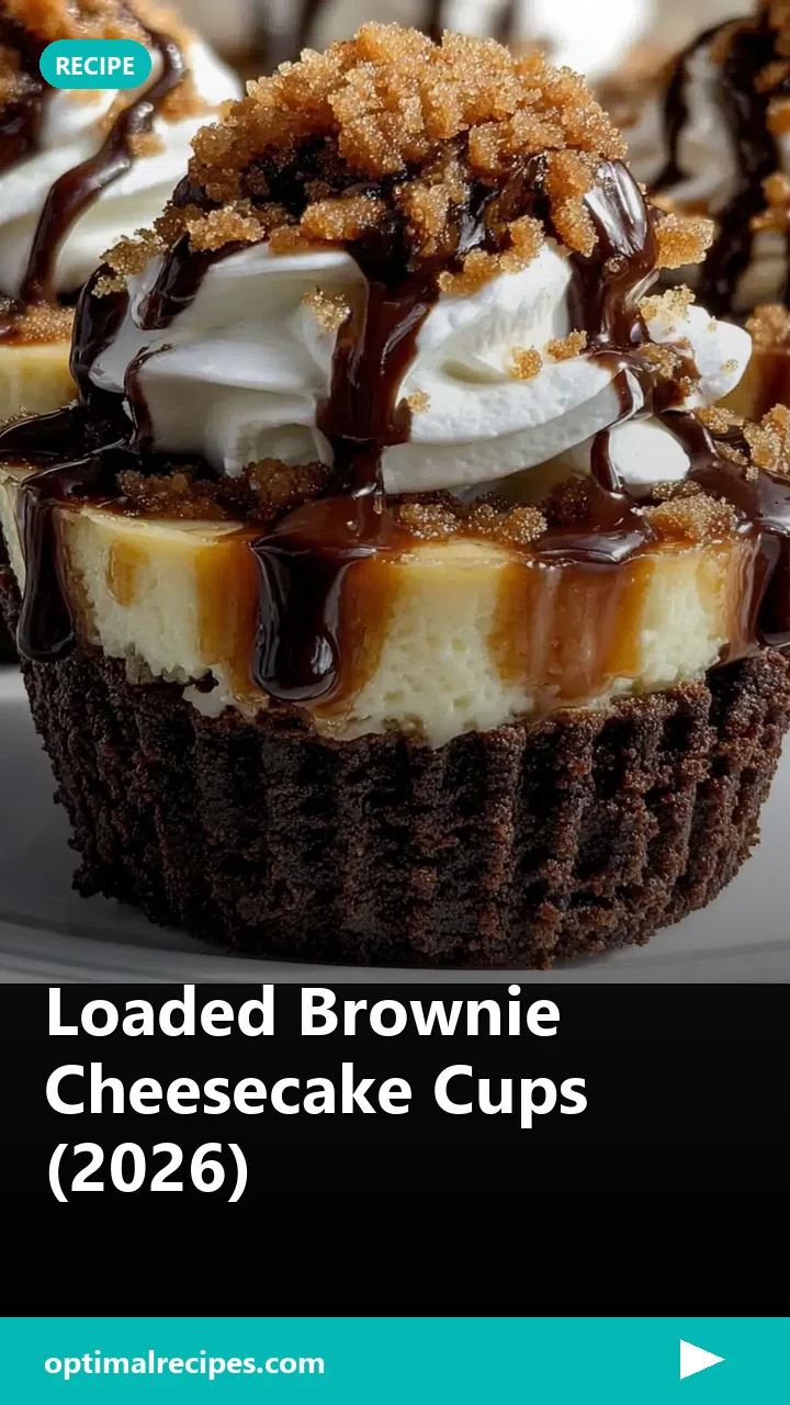 Loaded Brownie Cheesecake Cups (2026)