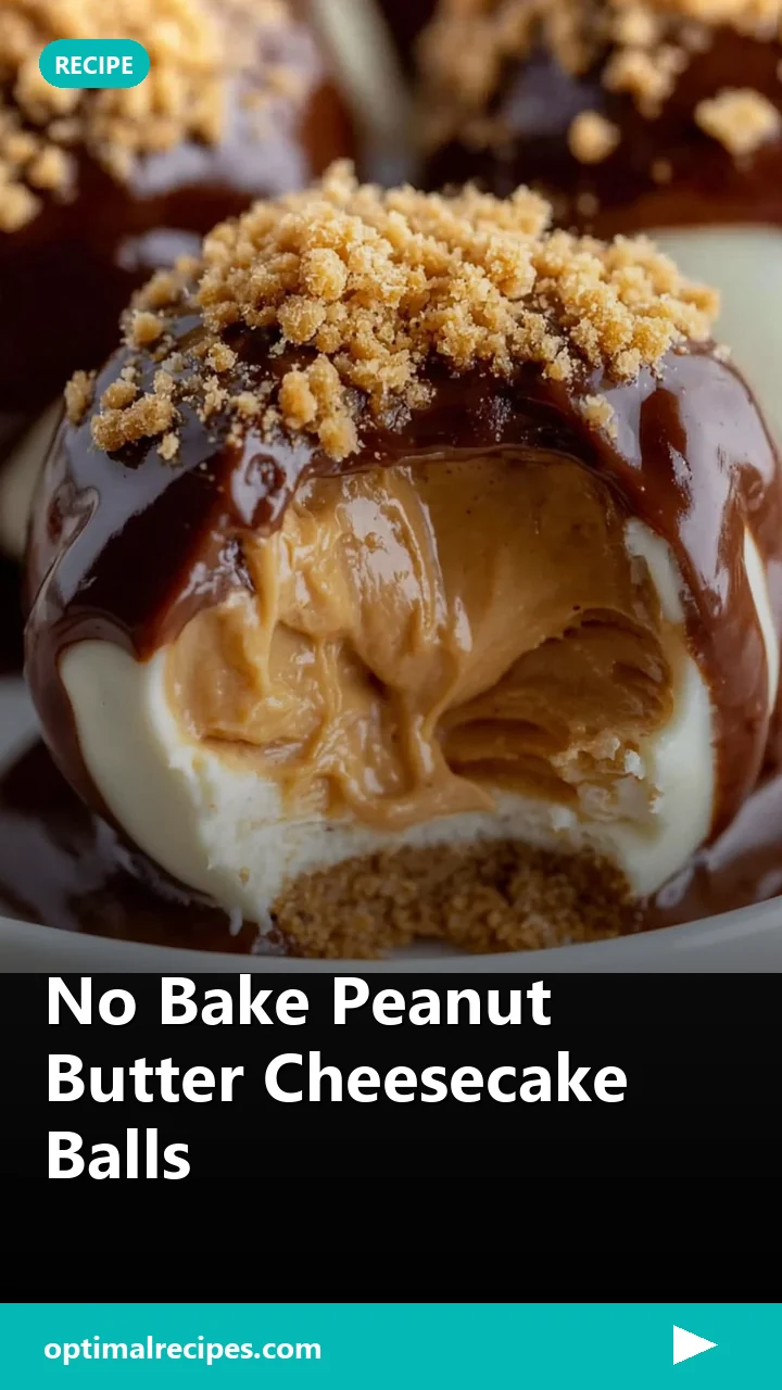 No Bake Peanut Butter Cheesecake Balls