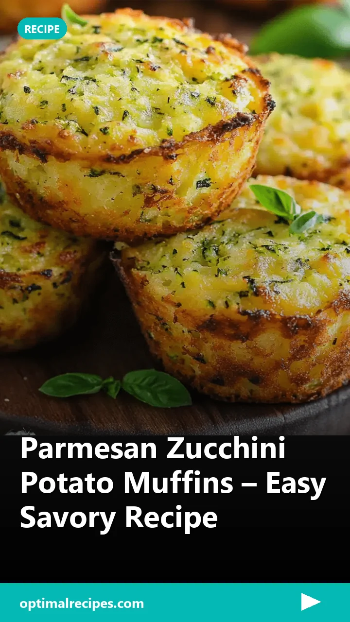 Parmesan Zucchini Potato Muffins – Easy Savory Recipe