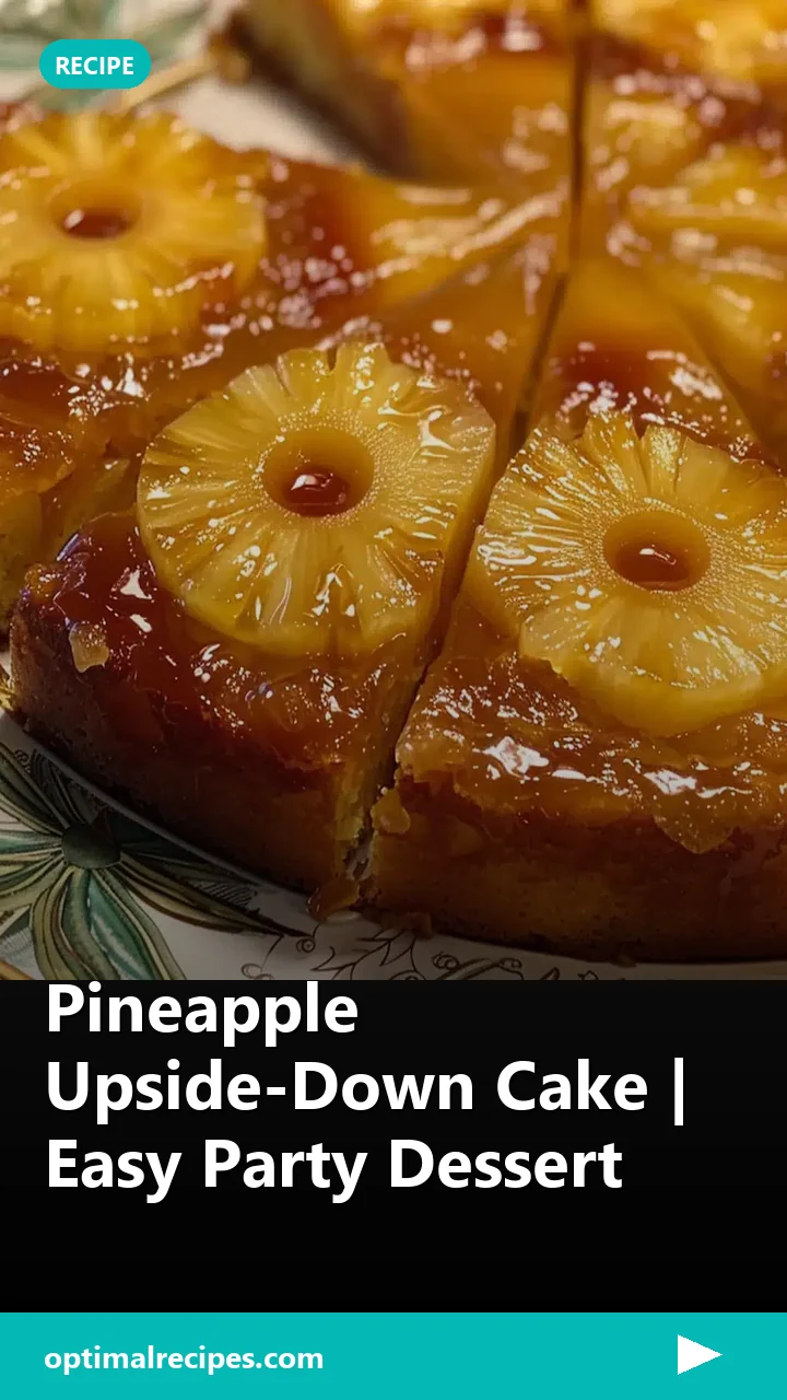 Pineapple Upside-Down Cake | Easy Party Dessert