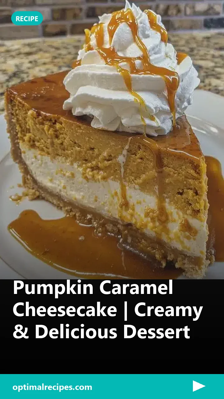 Pumpkin Caramel Cheesecake | Creamy & Delicious Dessert
