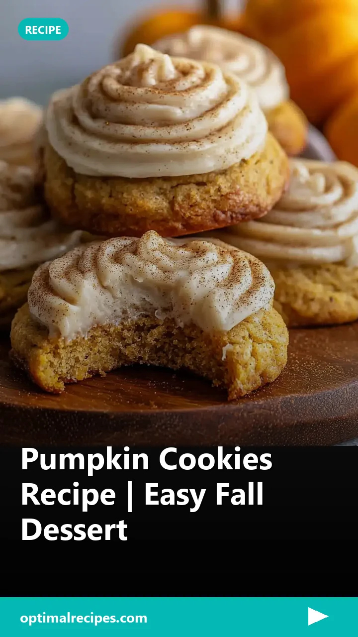 Pumpkin Cookies Recipe | Easy Fall Dessert