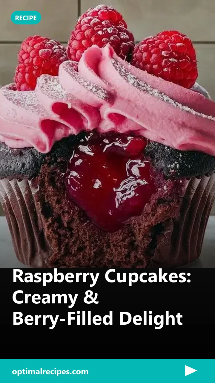 Raspberry Cupcakes: Creamy & Berry-Filled Delight