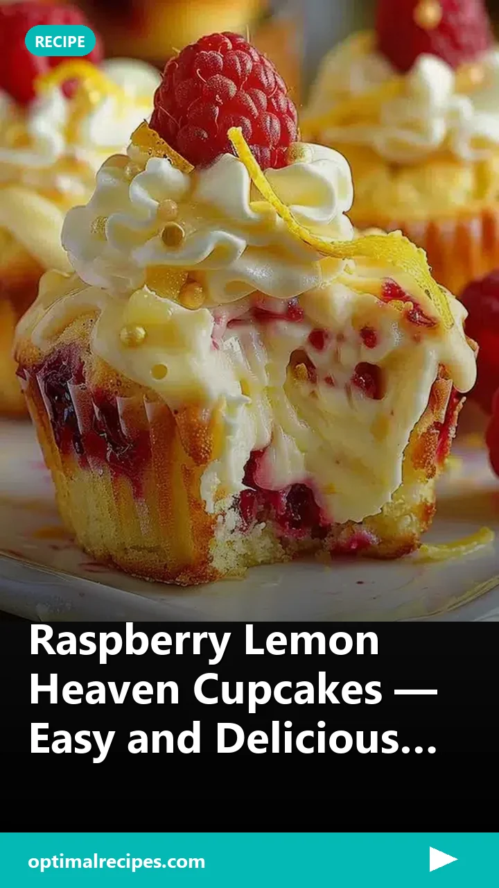 Raspberry Lemon Heaven Cupcakes — Easy and Delicious Recipe