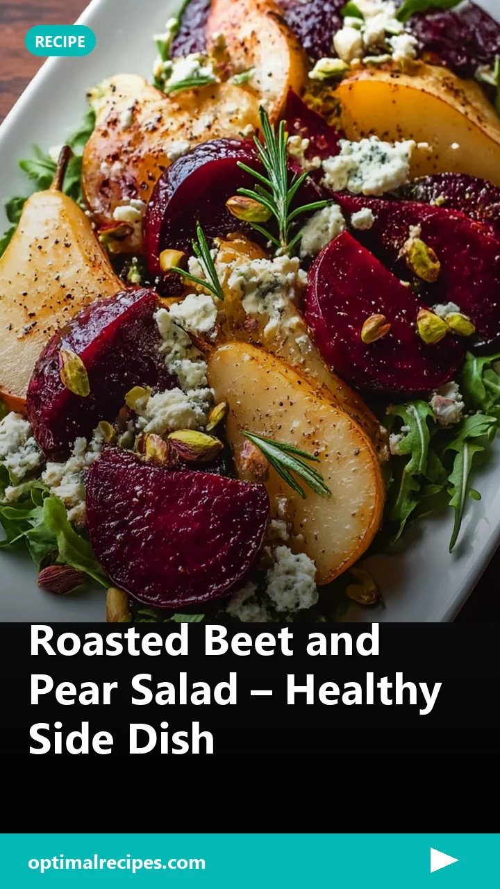 Roasted Beet and Pear Salad – Healthy Side Dish