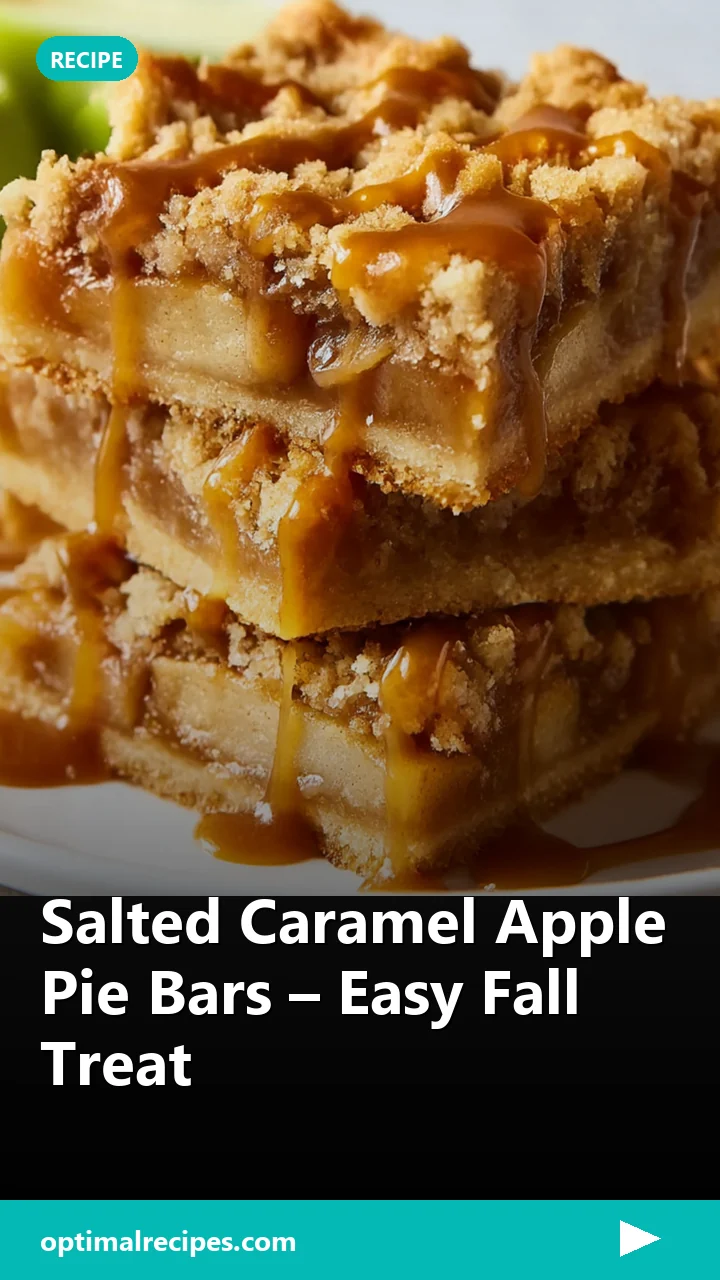 Salted Caramel Apple Pie Bars – Easy Fall Treat