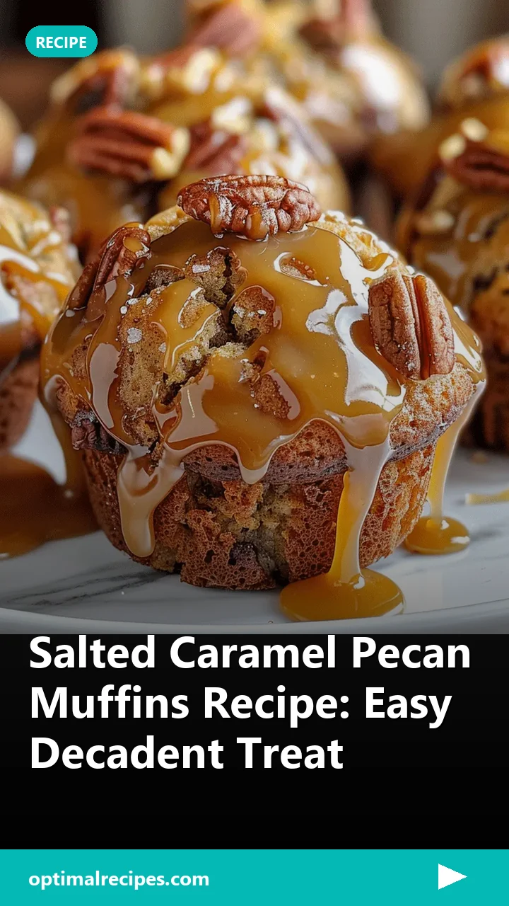 Salted Caramel Pecan Muffins Recipe: Easy Decadent Treat