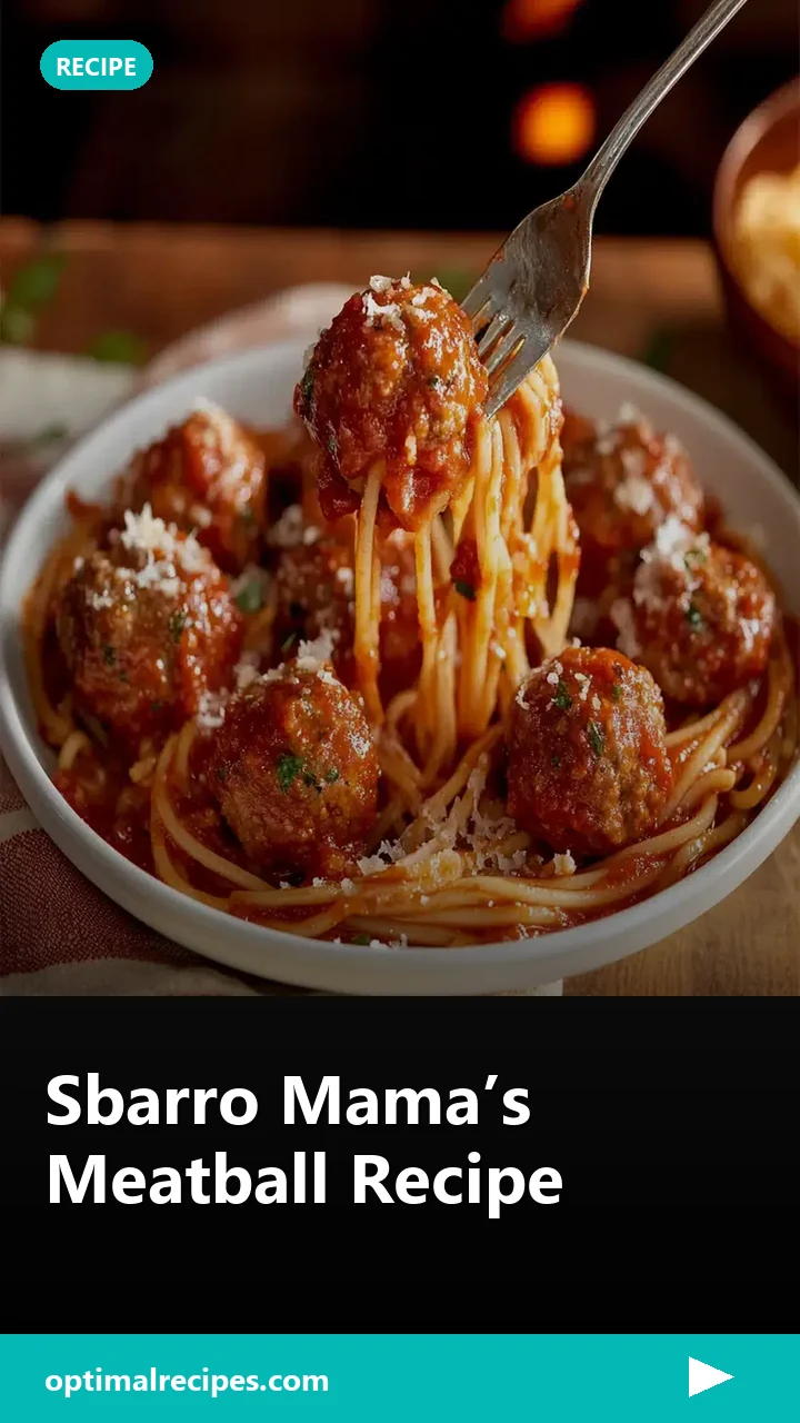 Sbarro Mama’s Meatball Recipe