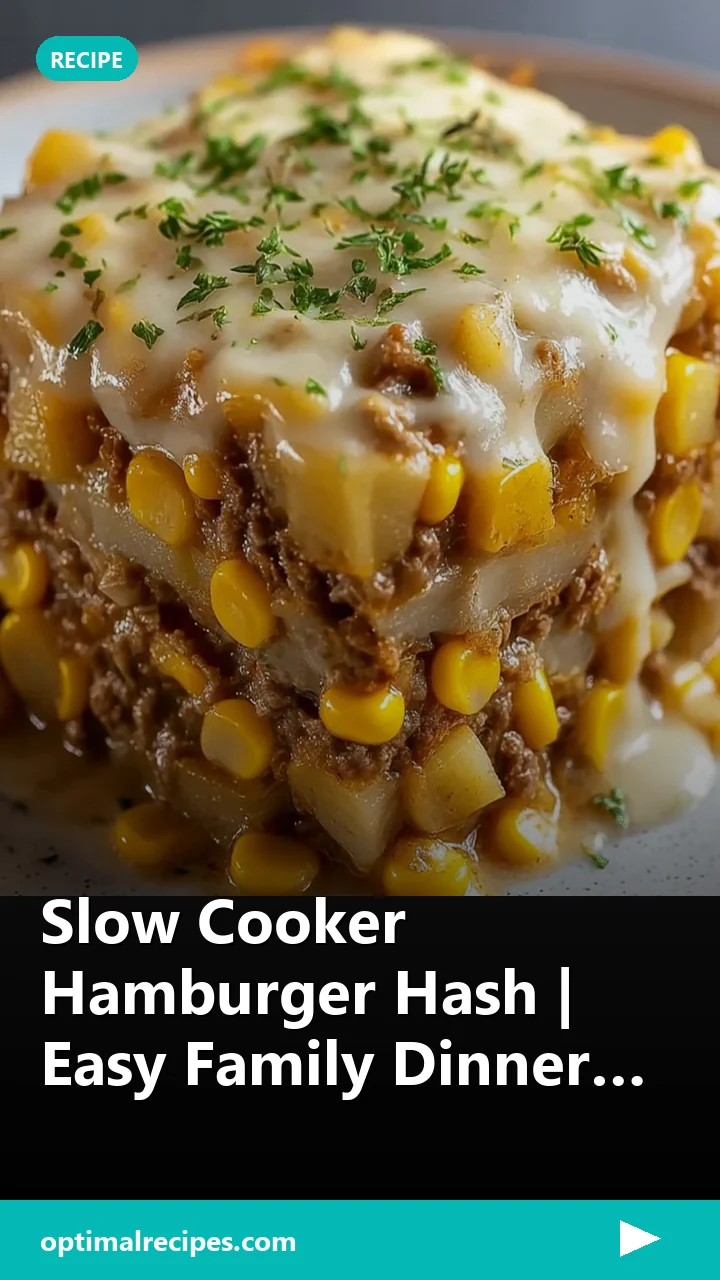 Slow Cooker Hamburger Hash | Easy Family Dinner Idea