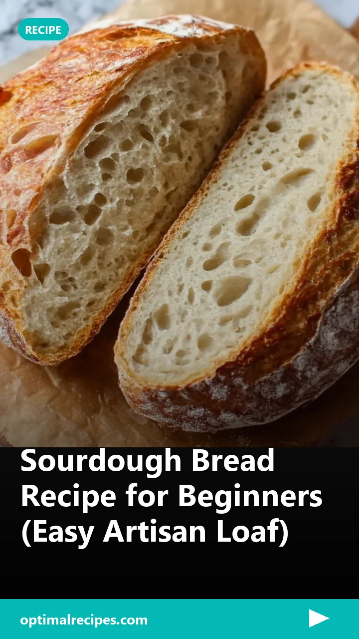 Sourdough Bread Recipe for Beginners (Easy Artisan Loaf)