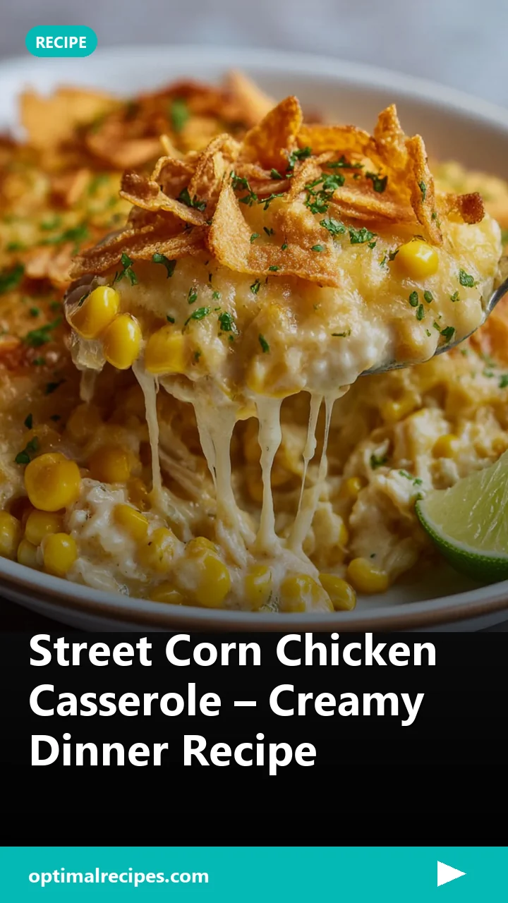 Street Corn Chicken Casserole – Creamy Dinner Recipe