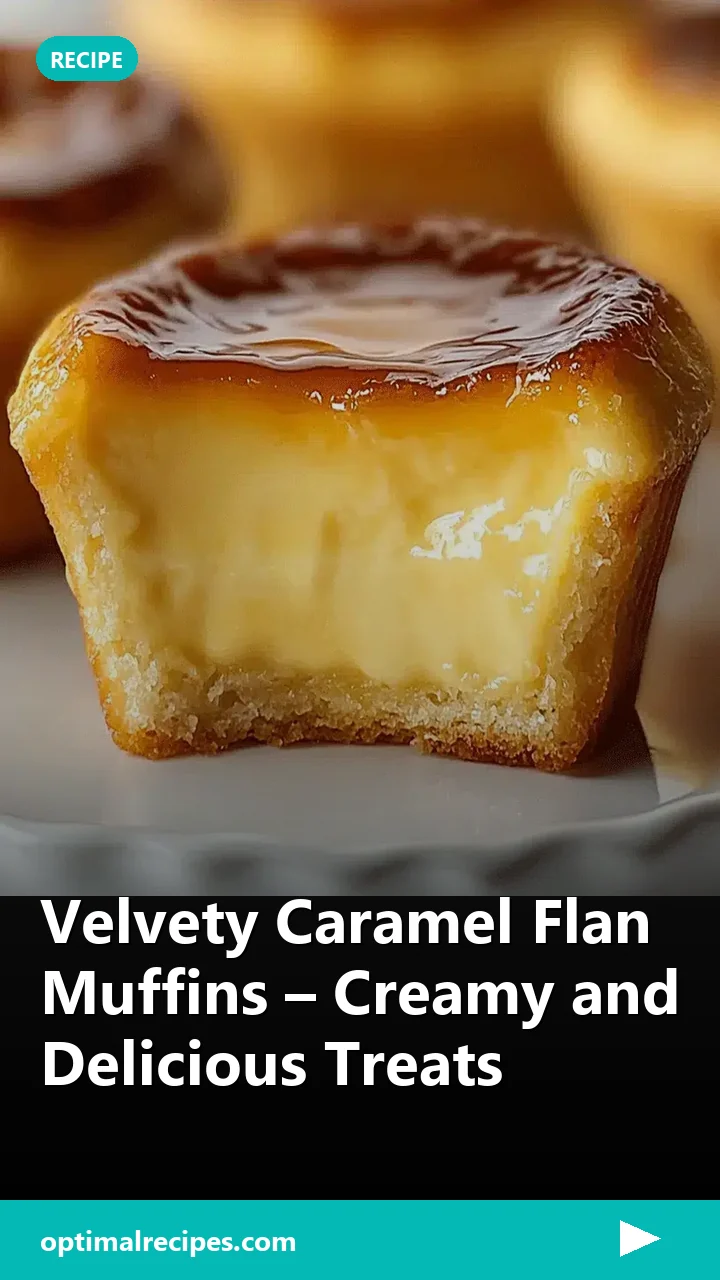 Velvety Caramel Flan Muffins – Creamy and Delicious Treats