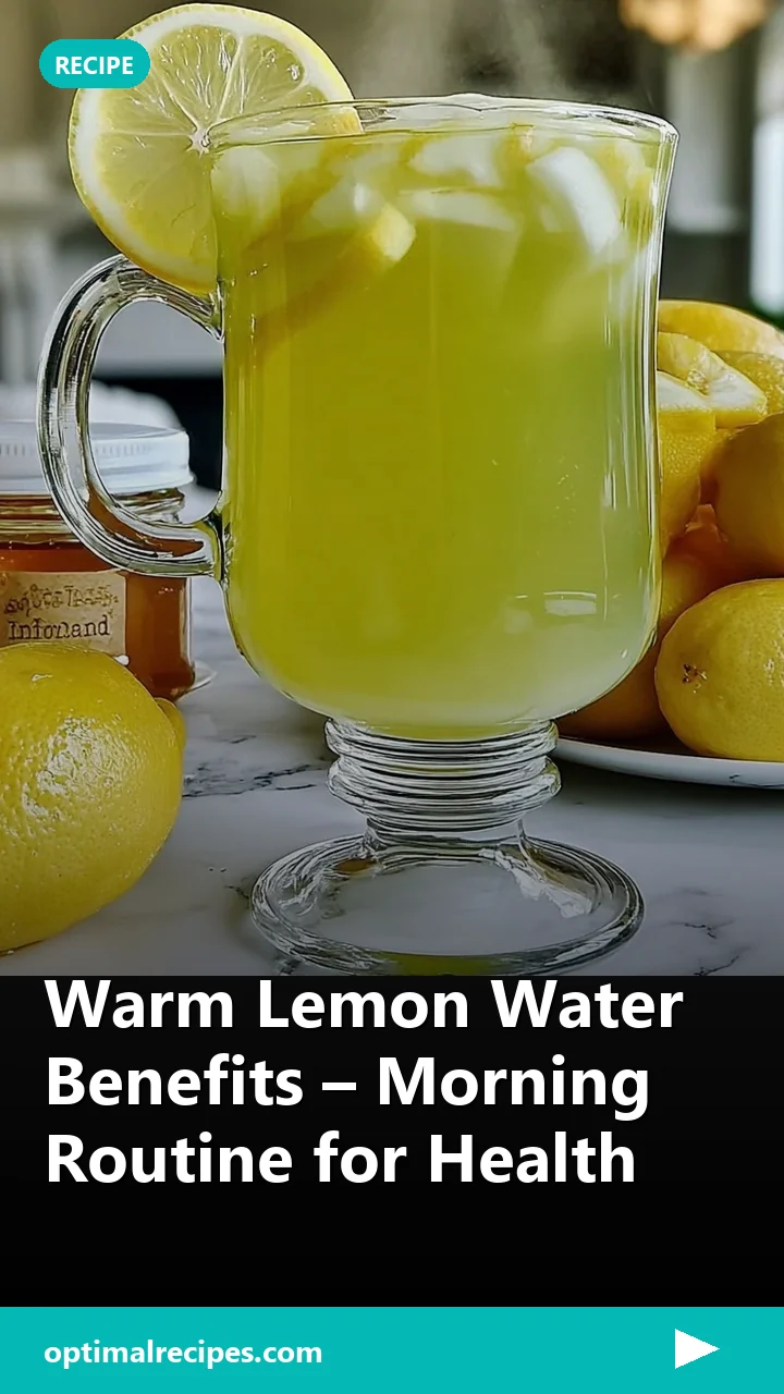 Warm Lemon Water Benefits – Morning Routine for Health