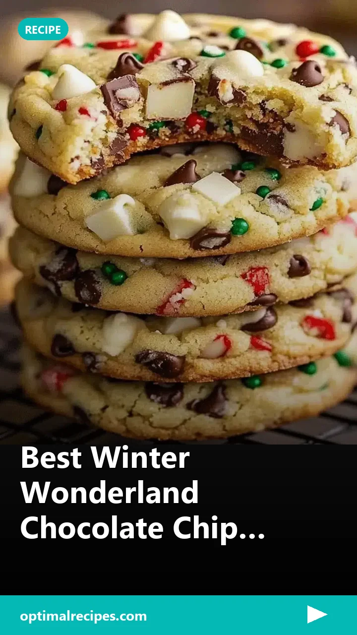 Best Winter Wonderland Chocolate Chip Christmas Cookies